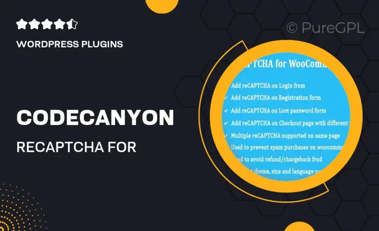 codecanyon recaptcha for woocommerce