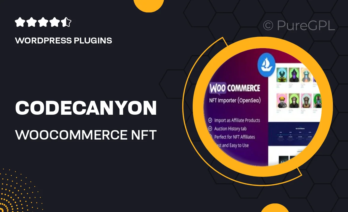 Codecanyon | WooCommerce NFT Importer