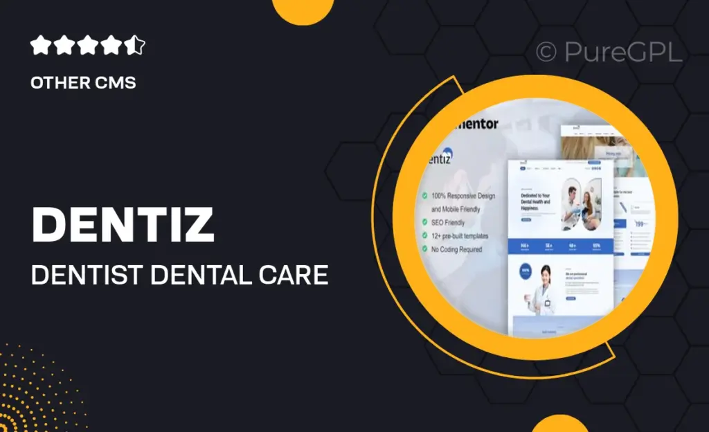 Dentiz – Dentist & Dental Care Elementor Pro Template Kit 26 Dentiz – Dentist & Dental Care Elementor Pro Template Kit
