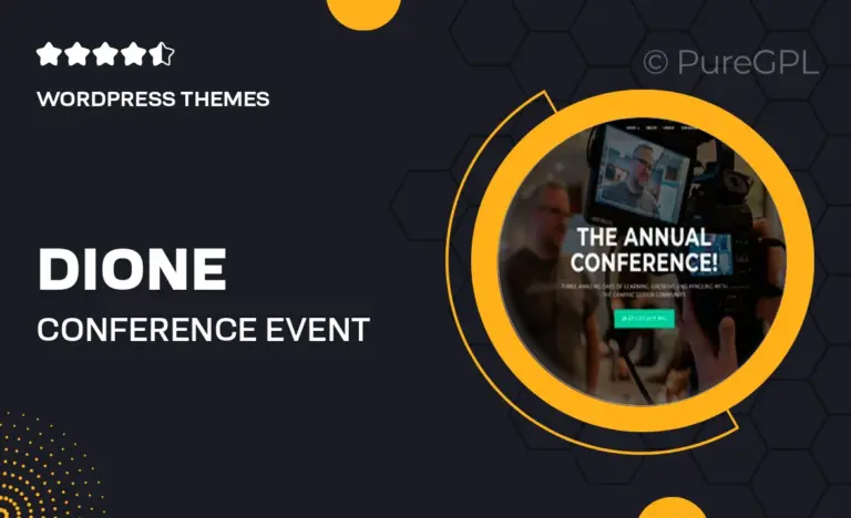 dione conference event wordpress theme