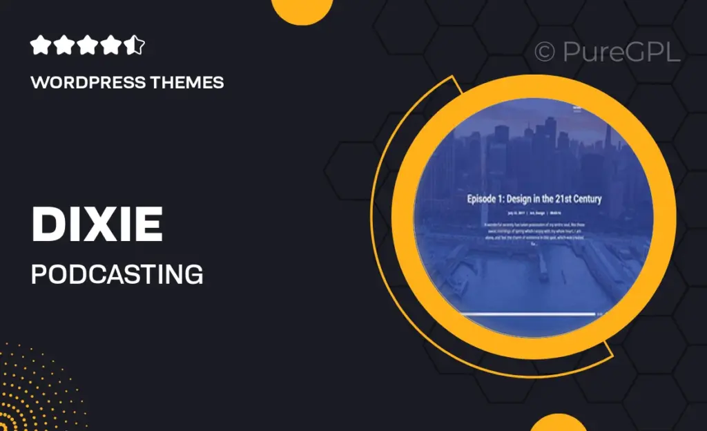 Dixie – Podcasting WordPress Theme 7 Dixie – Podcasting WordPress Theme