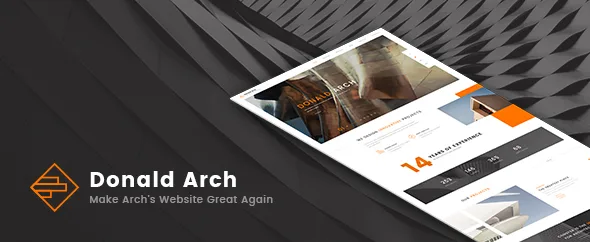 donald arch creative architecture wordpress theme 1