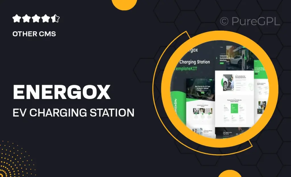 Energox – EV Charging Station Elementor Template Kit 28 Energox – EV Charging Station Elementor Template Kit