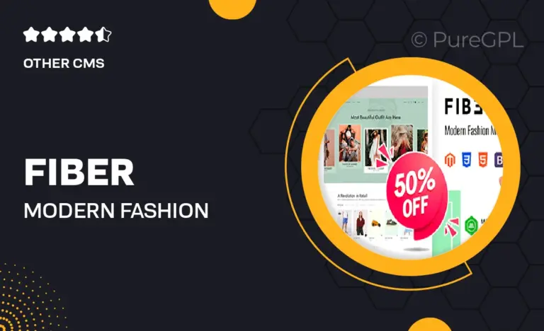 fiber modern fashion store magento 2 theme