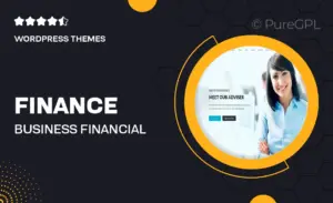 Finance – Business & Financial, Broker, Consulting, Accounting WordPress Theme