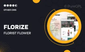 Florize – Florist & Flower Boutique Elementor Template Kit