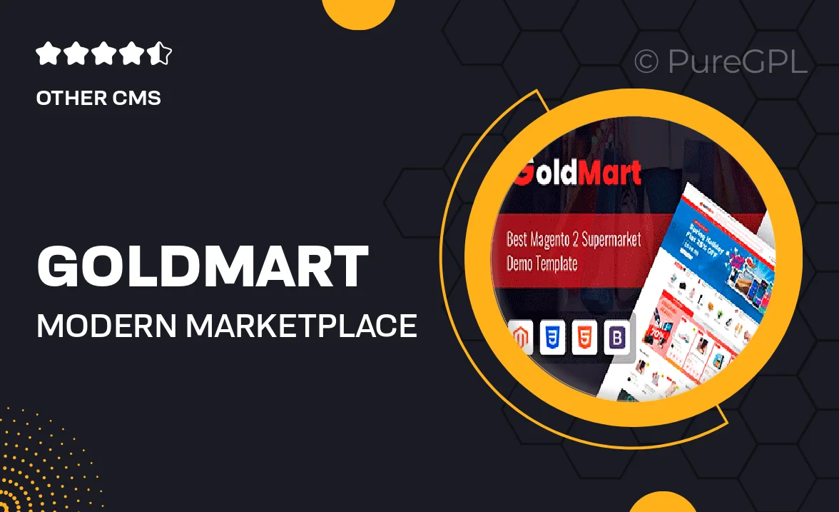 GoldMart – Modern Marketplace Magento 2 Theme