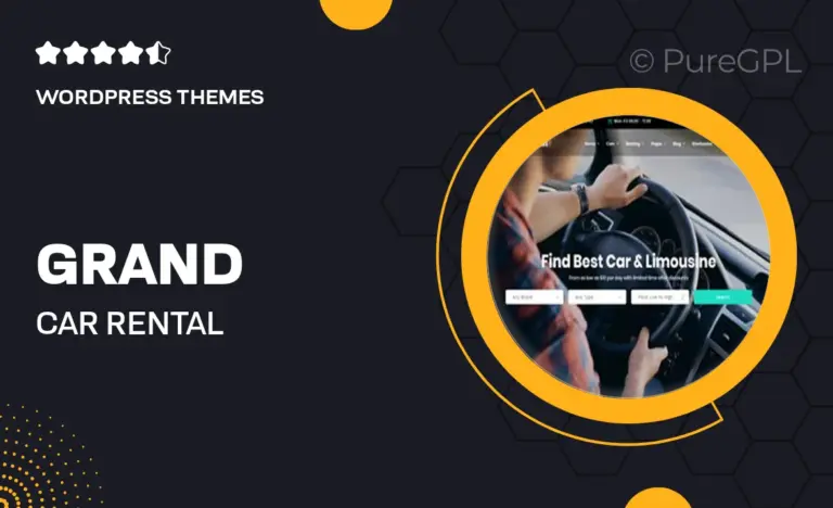 grand car rental limousine wordpress