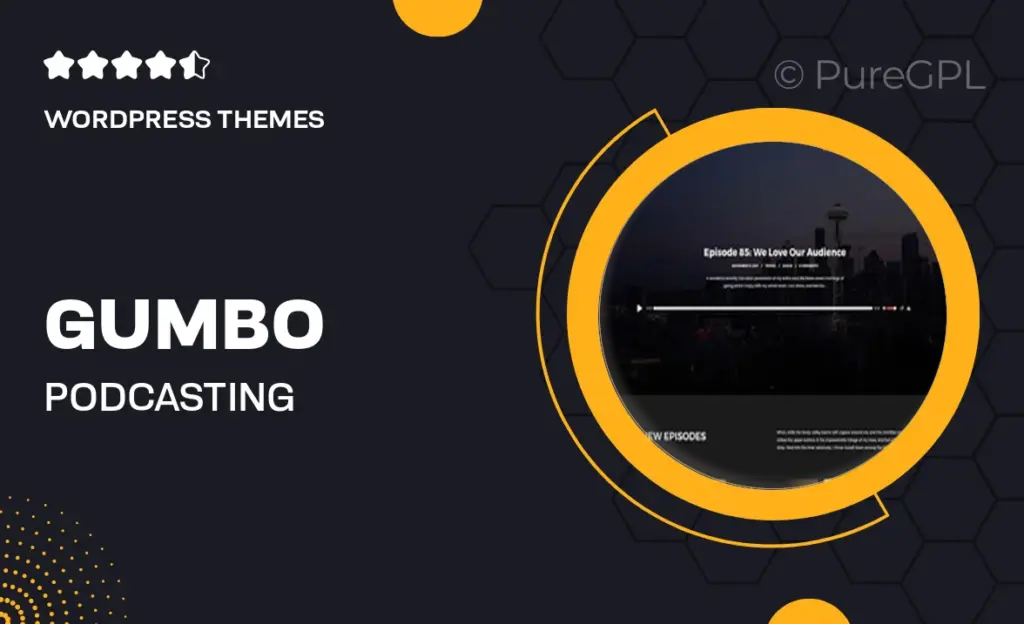Gumbo – Podcasting WordPress Theme 8 Gumbo – Podcasting WordPress Theme