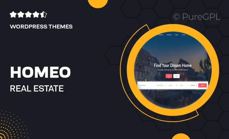 homeo real estate wordpress theme