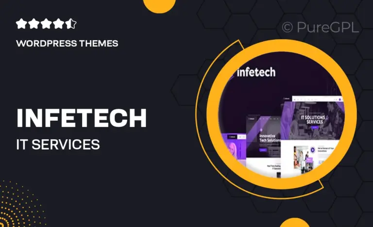 infetech it services wordpress theme