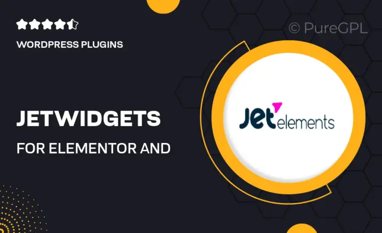 jetwidgets for elementor and woocommerce