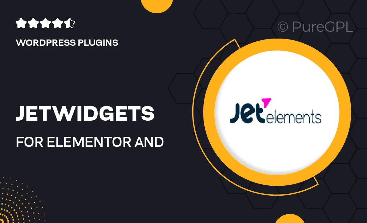 JetWidgets for Elementor and WooCommerce