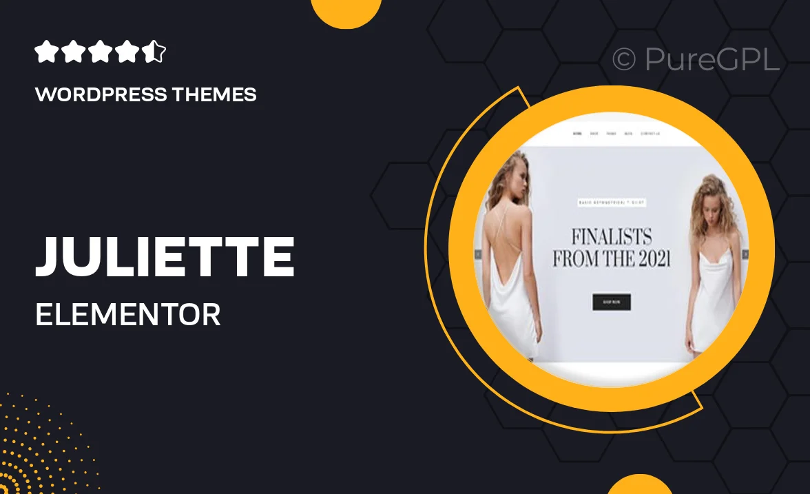 Juliette – Elementor WooCommerce Theme