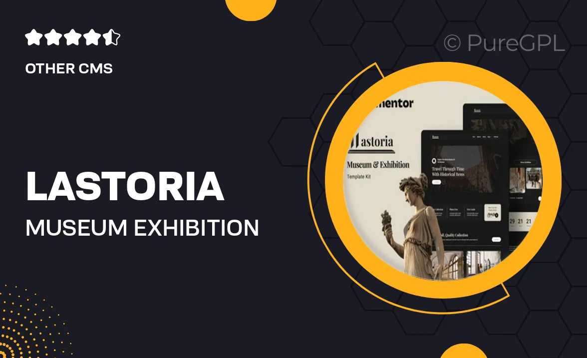 Lastoria – Museum & Exhibition Elementor Template Kit