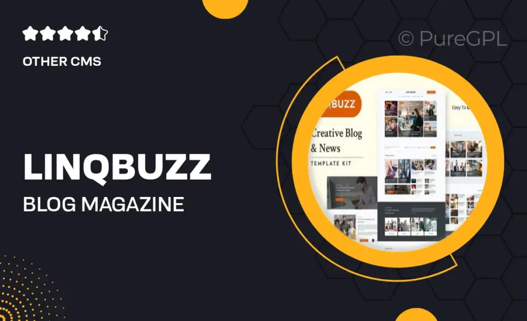 Linqbuzz – Blog & Magazine Elementor Pro Template Kit 32 Linqbuzz – Blog & Magazine Elementor Pro Template Kit