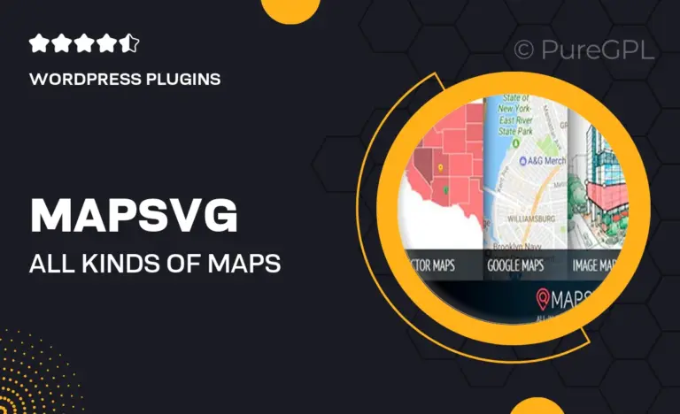 mapsvg all kinds of maps and store locator for wordpress