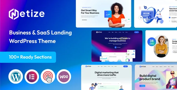 metize landing page wordpress theme 1