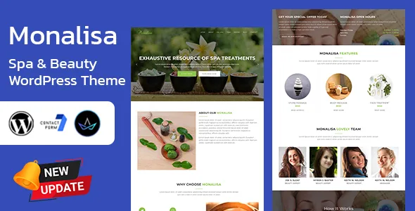 monalisa health beauty spa wordpress theme 1