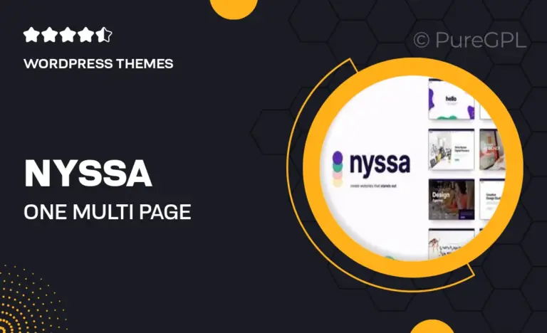 nyssa one multi page multipurpose wordpress theme