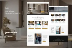 Oasis – Hotel & Resort Elementor Template Kit