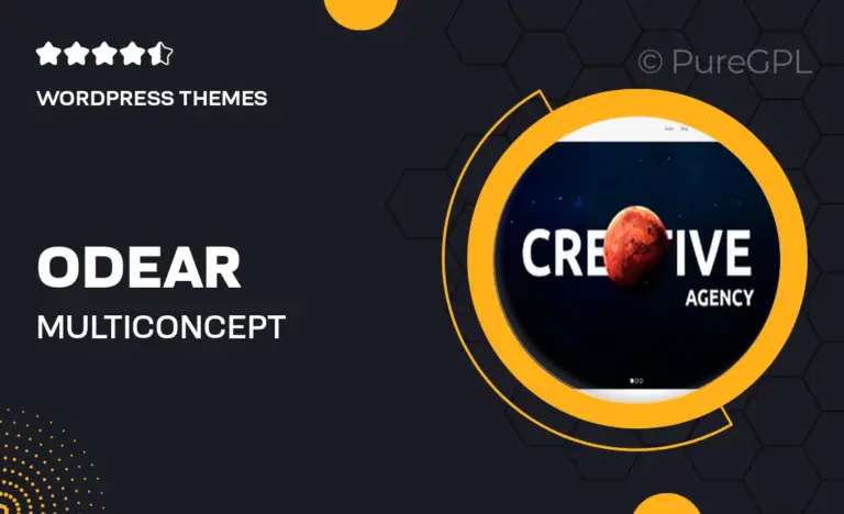odear multi concept creative wordpress theme