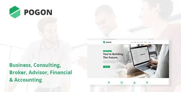 pogon business and finance corporate wordpress theme 1