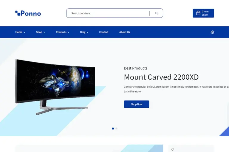 ponno electronics ecommerce shopify theme rtl 1