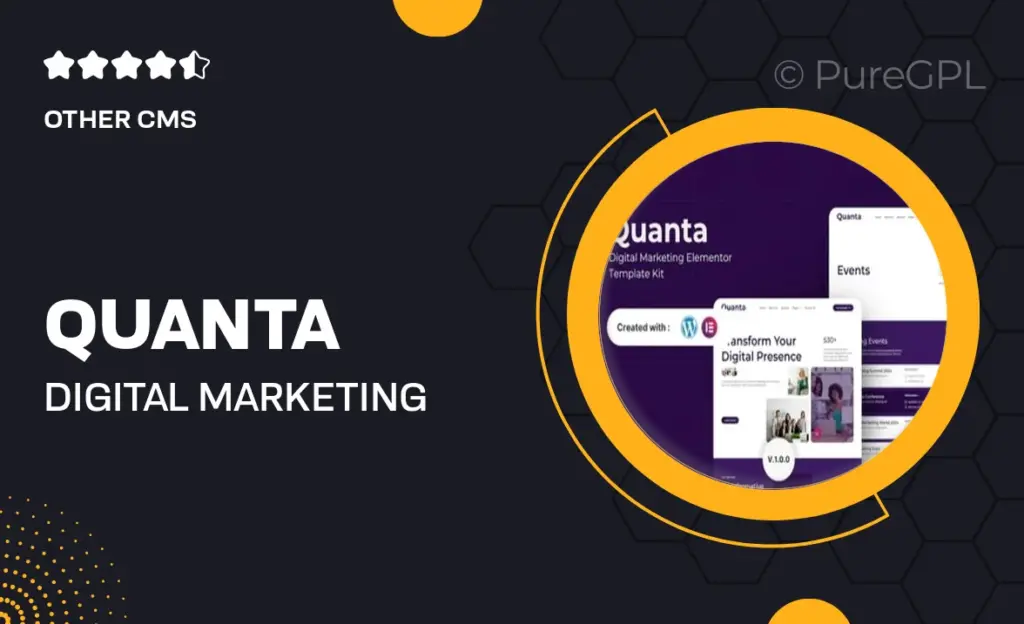 Quanta – Digital Marketing Elementor Template Kit 36 Quanta – Digital Marketing Elementor Template Kit