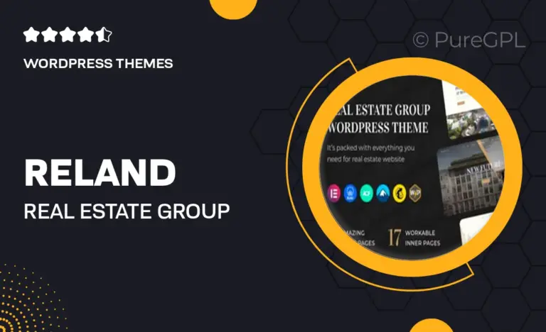 reland real estate group wordpress theme rtl