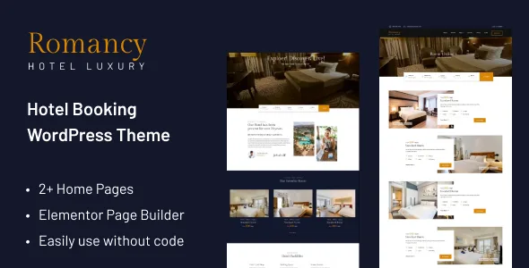 romancy hotel booking wordpress theme 1