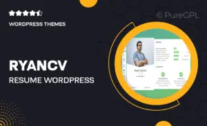 RyanCV – Resume WordPress Theme