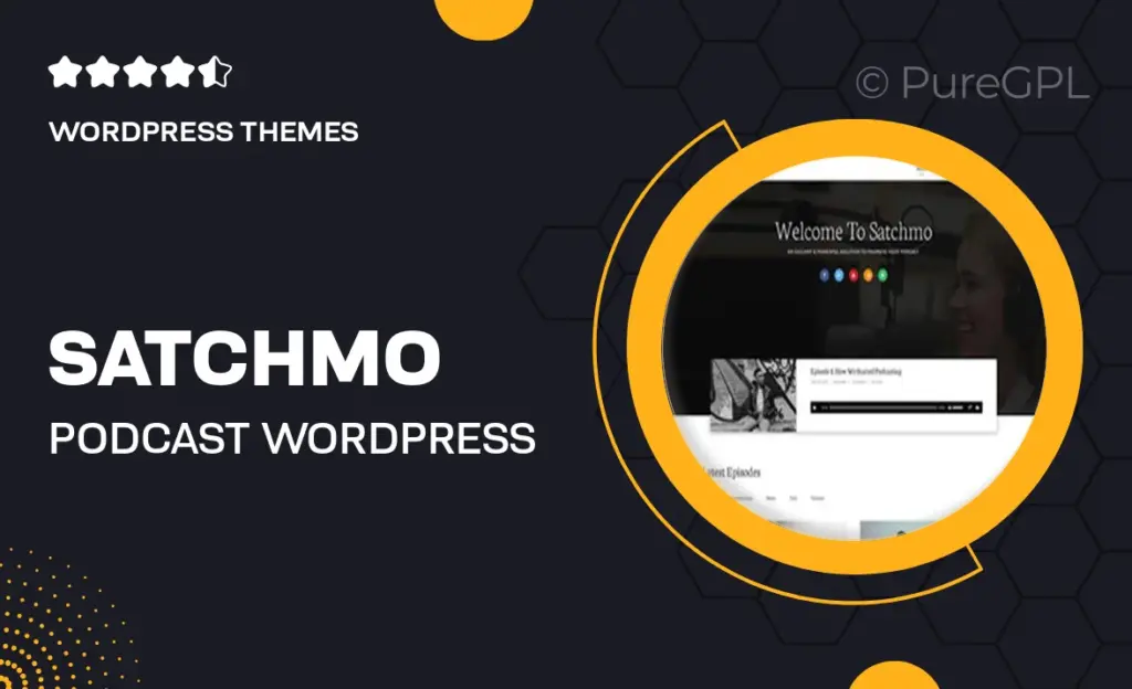 Satchmo – Podcast WordPress Theme 9 Satchmo – Podcast WordPress Theme