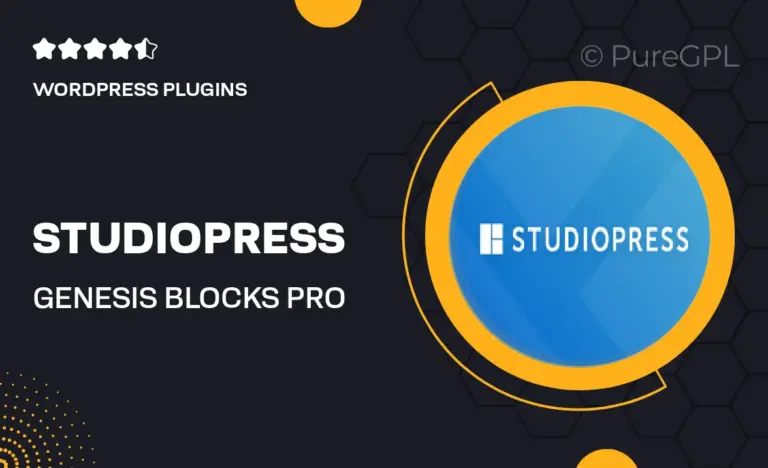 studiopress genesis blocks pro