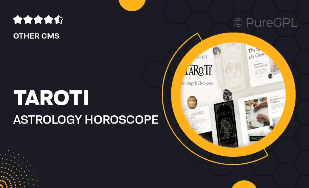 Taroti – Astrology & Horoscope Elementor Pro Template Kit 38 Taroti – Astrology & Horoscope Elementor Pro Template Kit