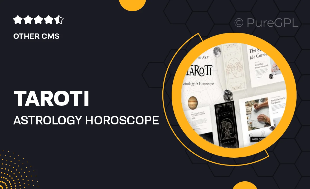 Taroti – Astrology & Horoscope Elementor Pro Template Kit