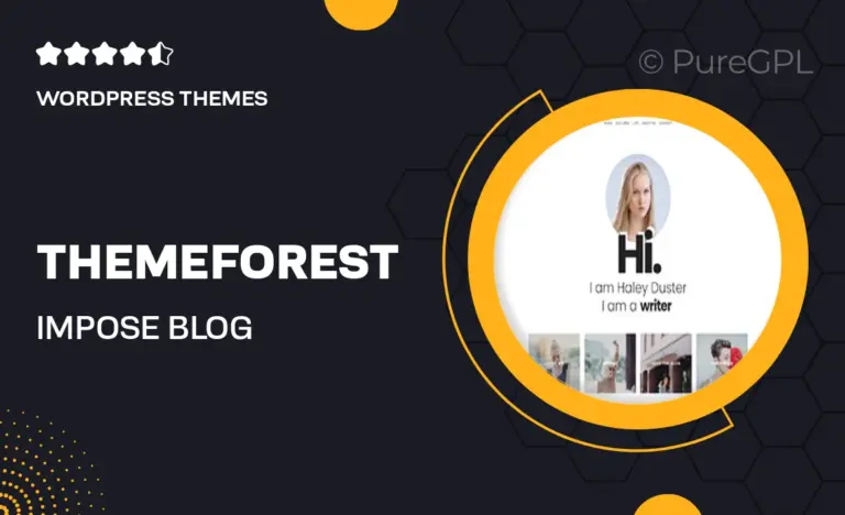 themeforest impose blog