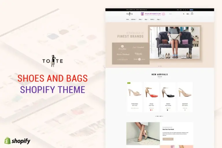 tote shoes and bags shopify theme 2