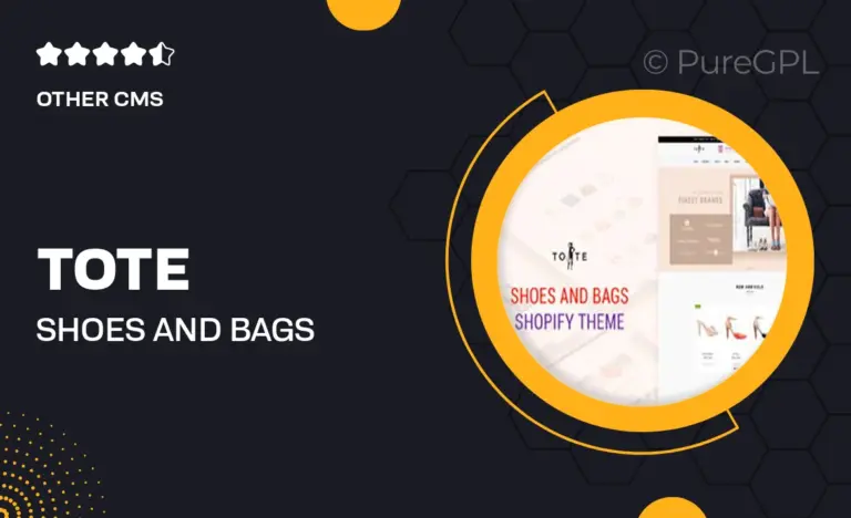 tote shoes and bags shopify theme