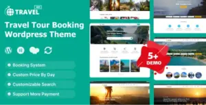 TravelWP | Travel Tour Booking WordPress Theme