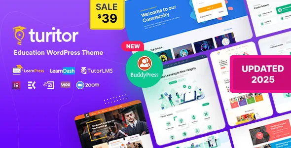 Turitor – LMS & Education WordPress Theme