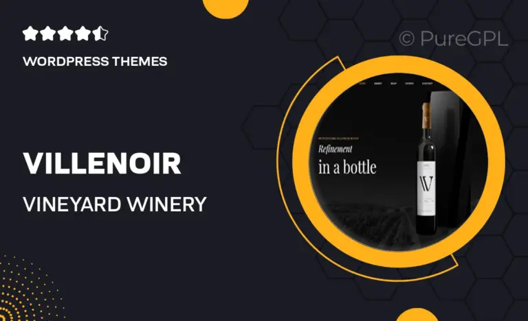 villenoir vineyard winery wine shop