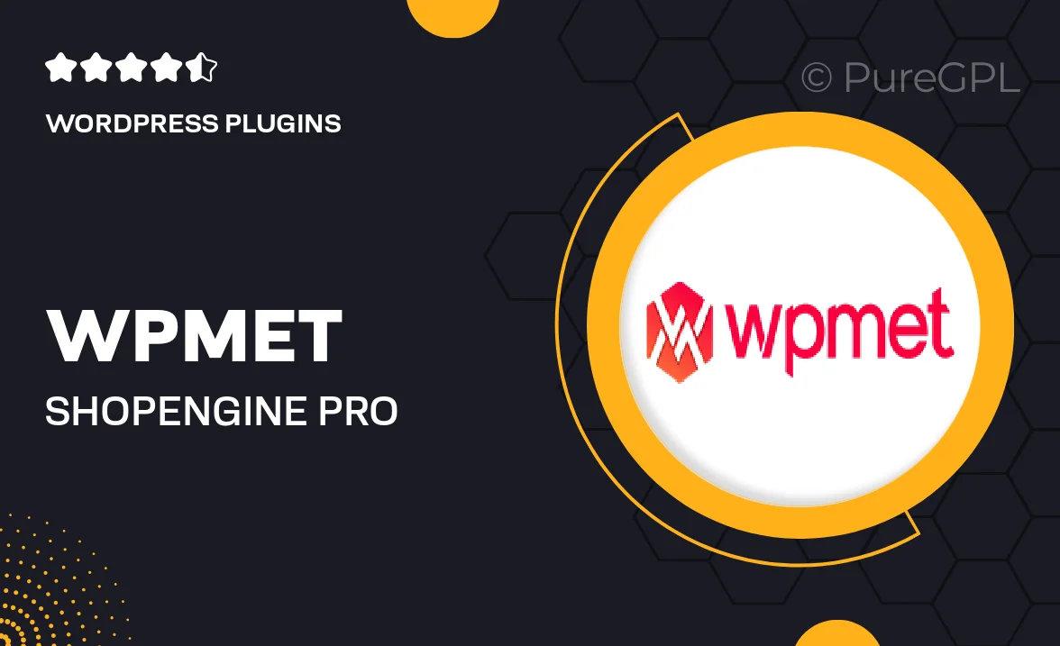 Wpmet | ShopEngine Pro