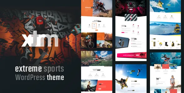xtrm extreme sports wordpress theme 1