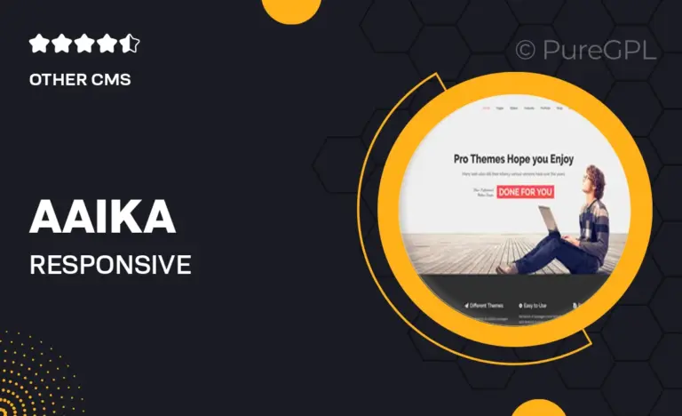 aaika responsive multipurpose joomla template