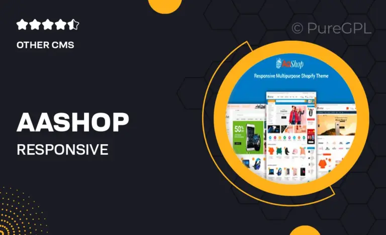 aashop responsive multipurpose sectioned bootstrap 4 shopify theme