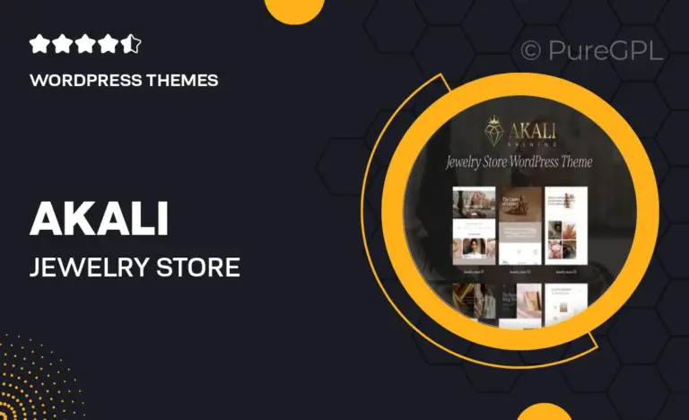 akali jewelry store wordpress theme