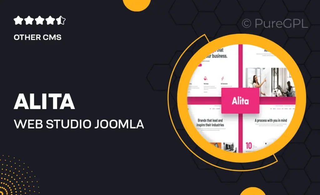 Alita – Web Studio Joomla Template