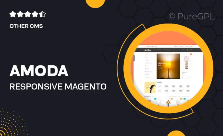 amoda responsive magento theme