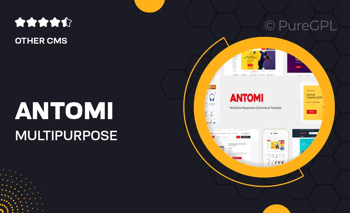 Antomi – Multipurpose OpenCart Theme